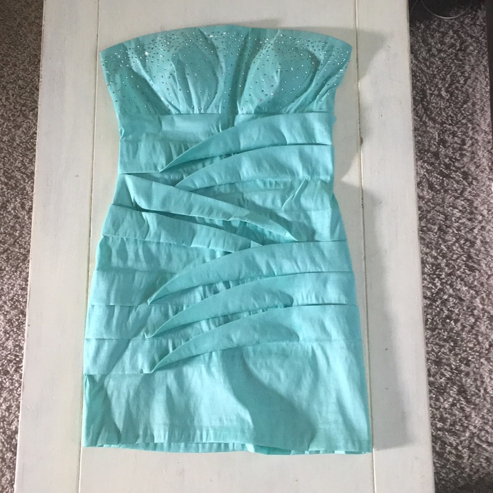 Blue homecoming Dress